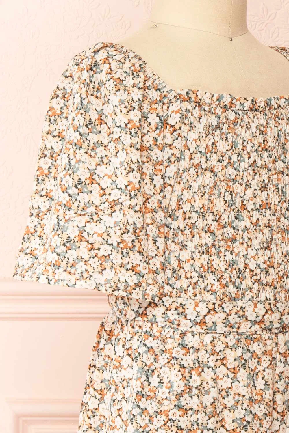 Chungha Mini | Ditsy Floral Jumpsuit w/ Belt sold by Boutique 1861 product image thumbnail 4