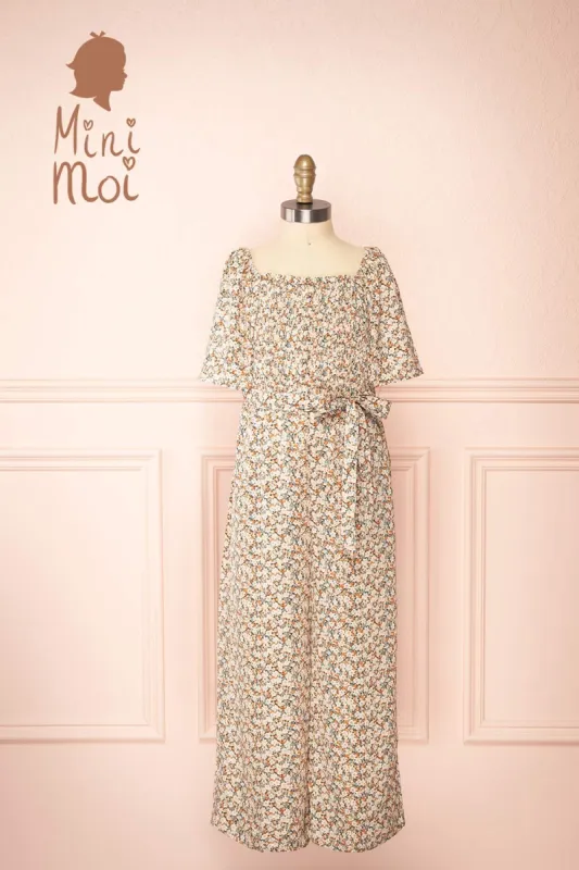 Chungha Mini | Ditsy Floral Jumpsuit w/ Belt sold by Boutique 1861