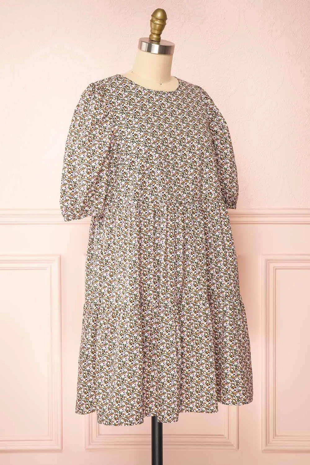 Cesana | Puffy Sleeve A-Line Floral Dress sold by Boutique 1861 product image thumbnail 3