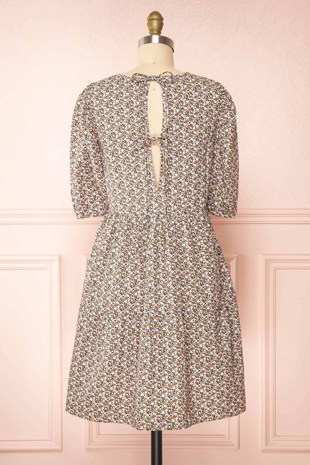 Cesana | Puffy Sleeve A-Line Floral Dress sold by Boutique 1861 product image thumbnail 5