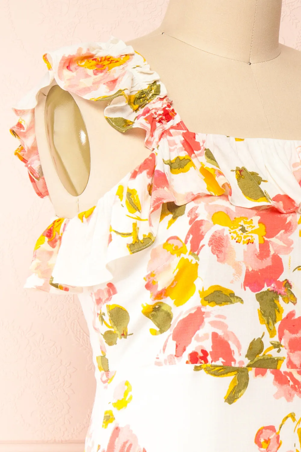 Fanella | Floral Midi Dress sold by Boutique 1861 product image thumbnail 4