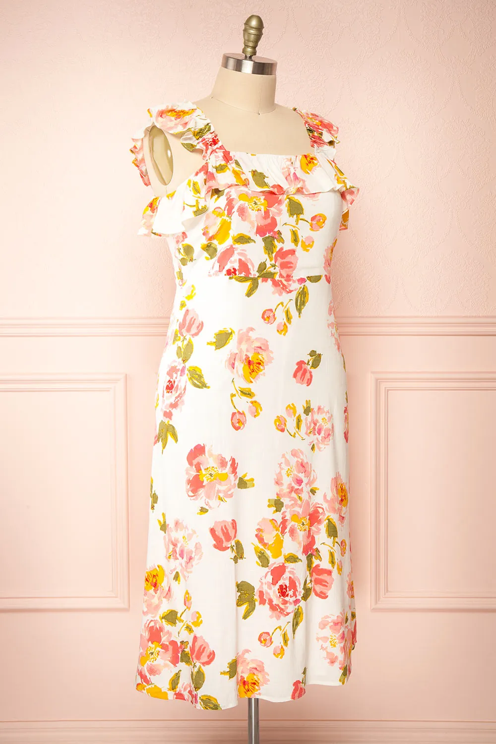 Fanella | Floral Midi Dress sold by Boutique 1861 product image thumbnail 3