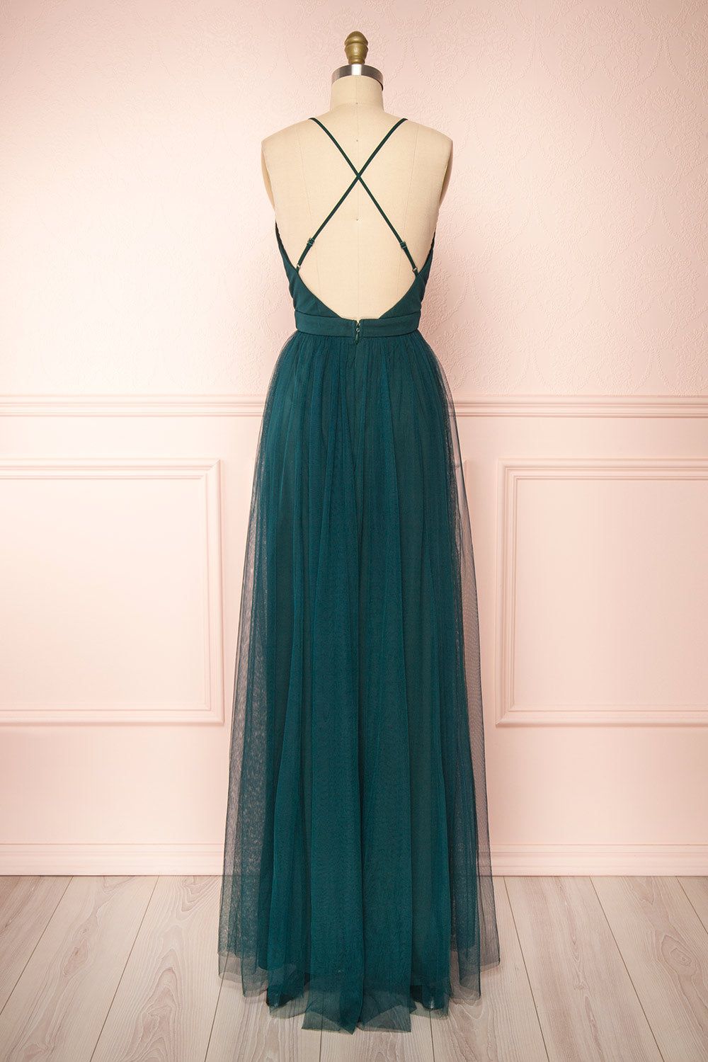 Ilaria Green | Tulle Maxi Dress sold by Boutique 1861 product image thumbnail 5