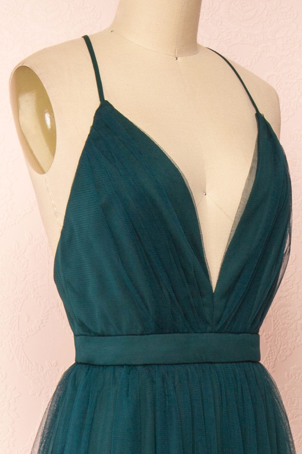 Ilaria Green | Tulle Maxi Dress sold by Boutique 1861 product image thumbnail 4