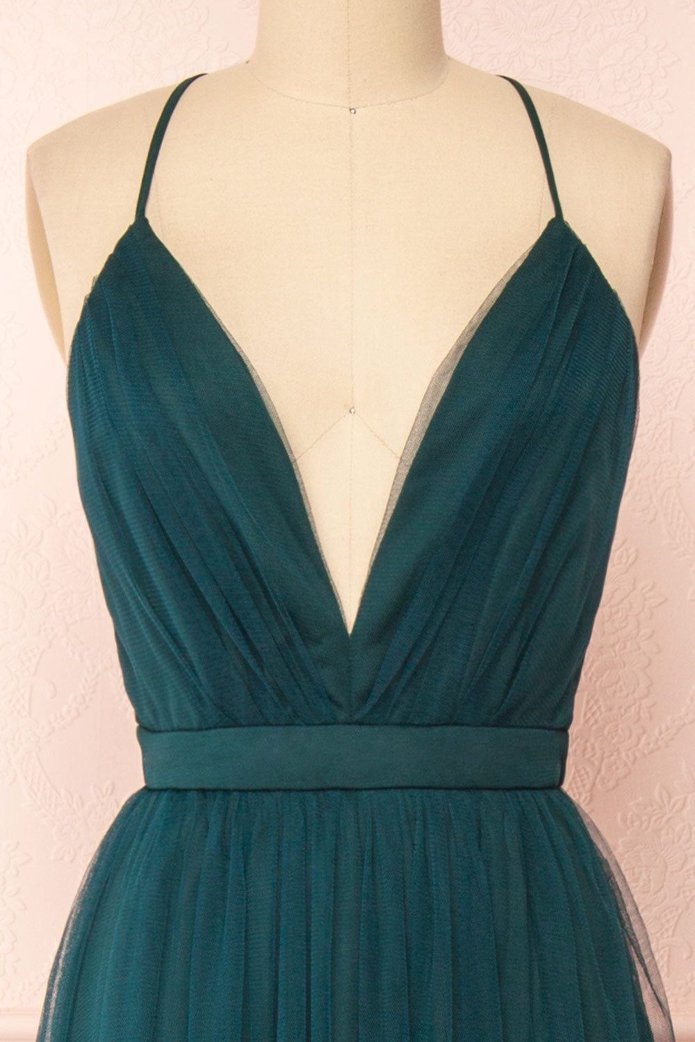 Ilaria Green | Tulle Maxi Dress sold by Boutique 1861 product image thumbnail 2