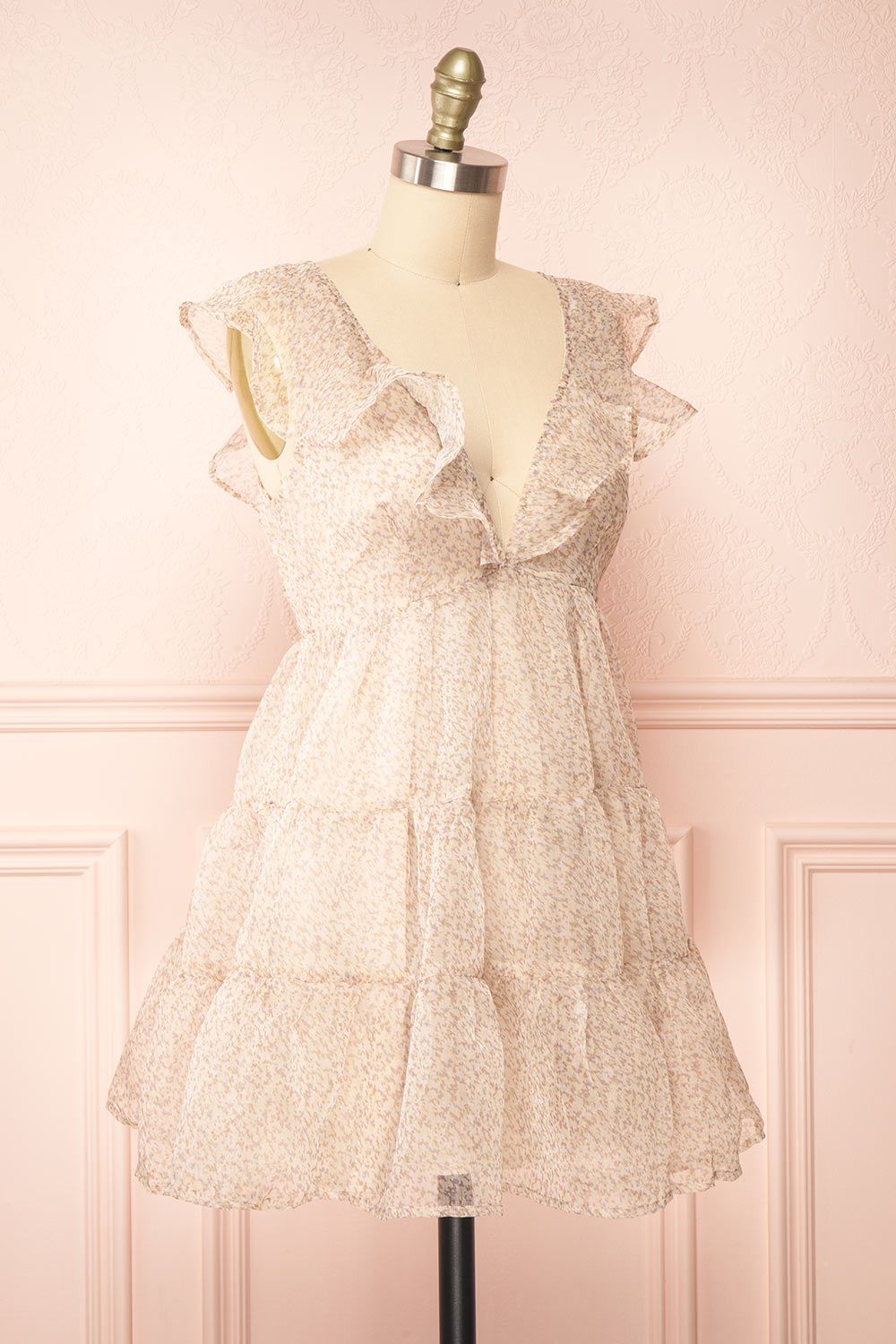 Hevenleigh | Short Tiered Dress w/ Ruffles sold by Boutique 1861 product image thumbnail 3