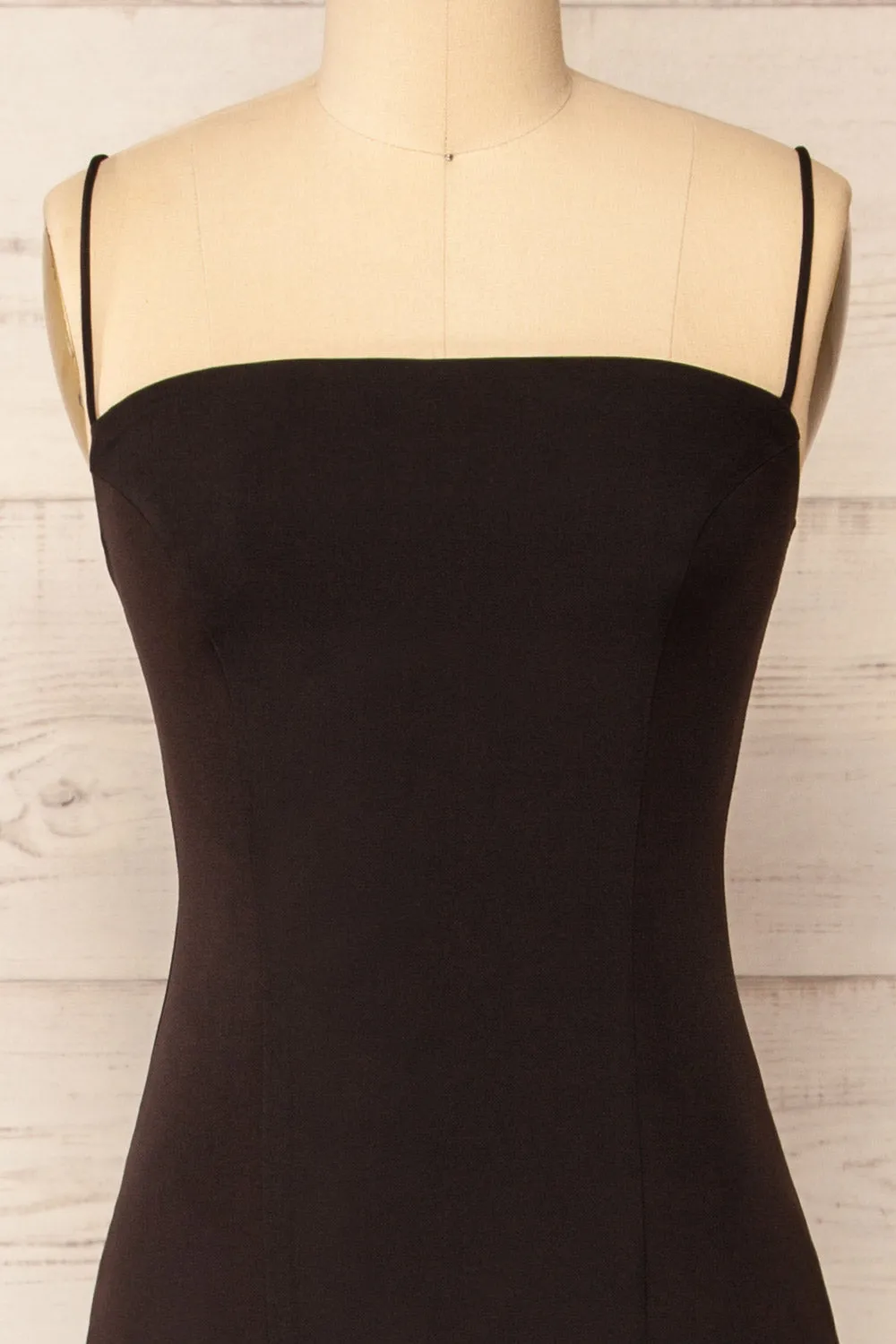 Milena Black | Mermaid Gown w/ Slit sold by Boutique 1861 product image thumbnail 3