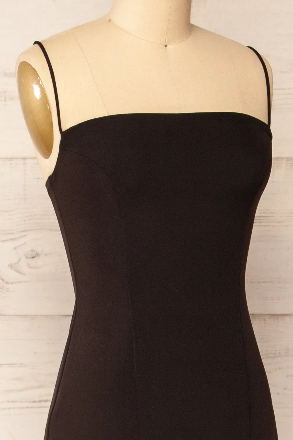 Milena Black | Mermaid Gown w/ Slit sold by Boutique 1861 product image thumbnail 5