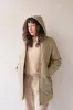 Tuvalu Sage | Quilted Coat w/ Side Vents sold by Boutique 1861