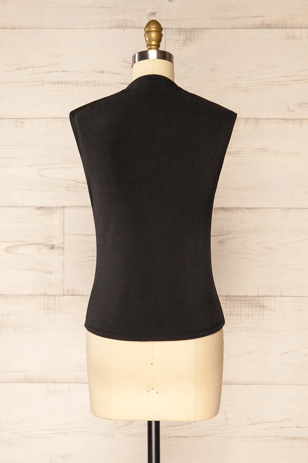 Cubral | Sleeveless Black Top sold by Boutique 1861 product image thumbnail 5