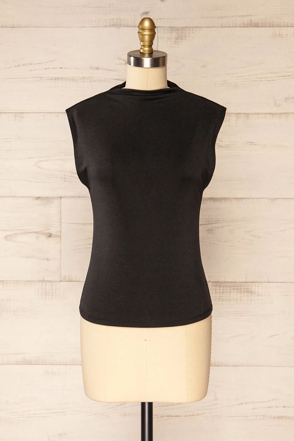 Cubral | Sleeveless Black Top sold by Boutique 1861