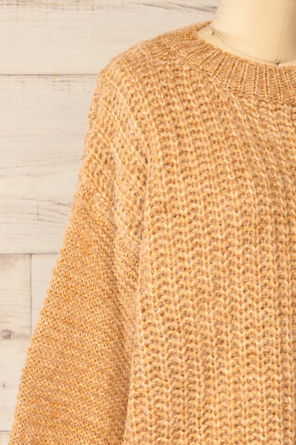 Fagerasen Caramel | Oversized Knit sweater sold by Boutique 1861 product image thumbnail 4