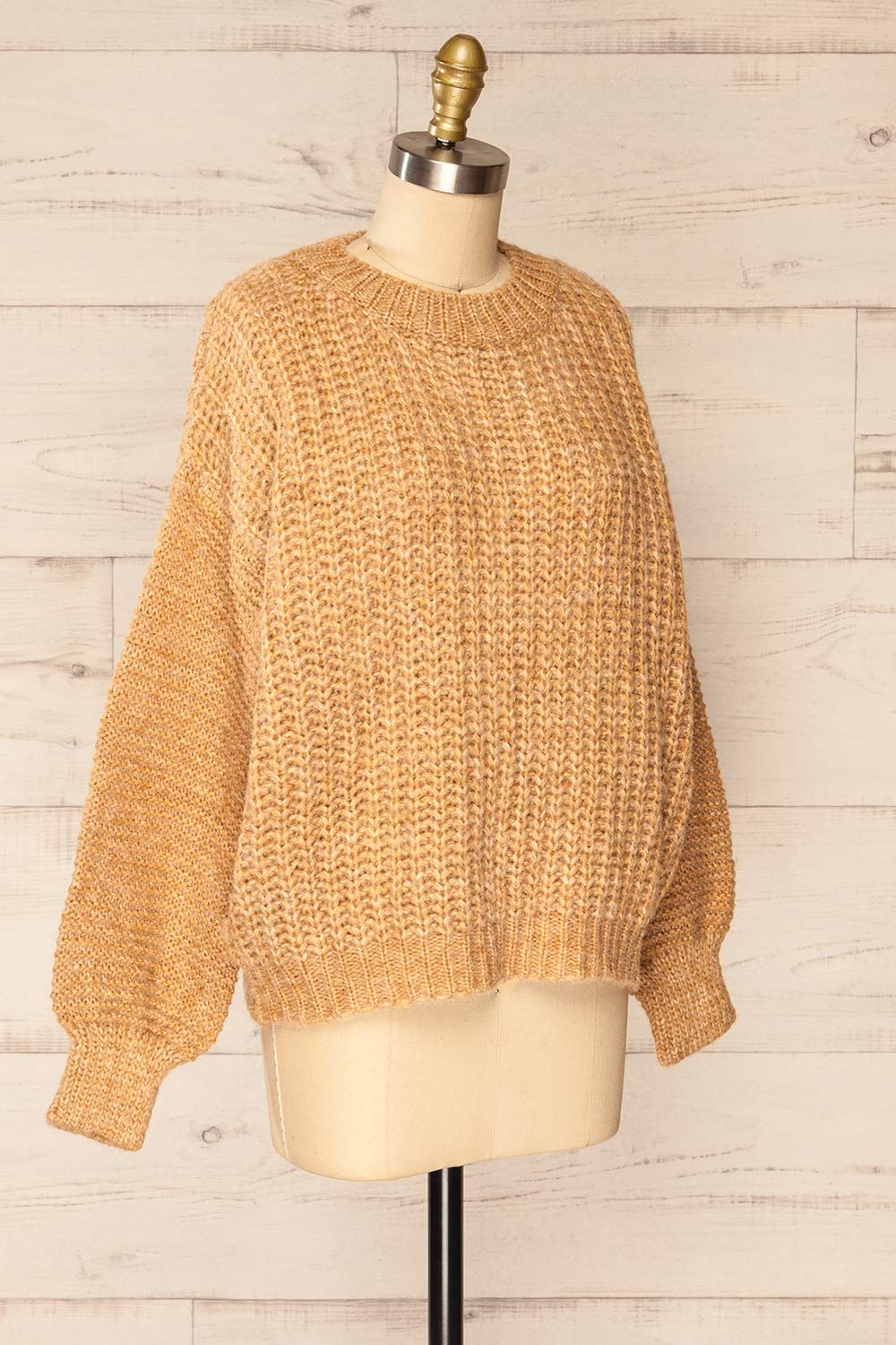 Fagerasen Caramel | Oversized Knit sweater sold by Boutique 1861 product image thumbnail 3