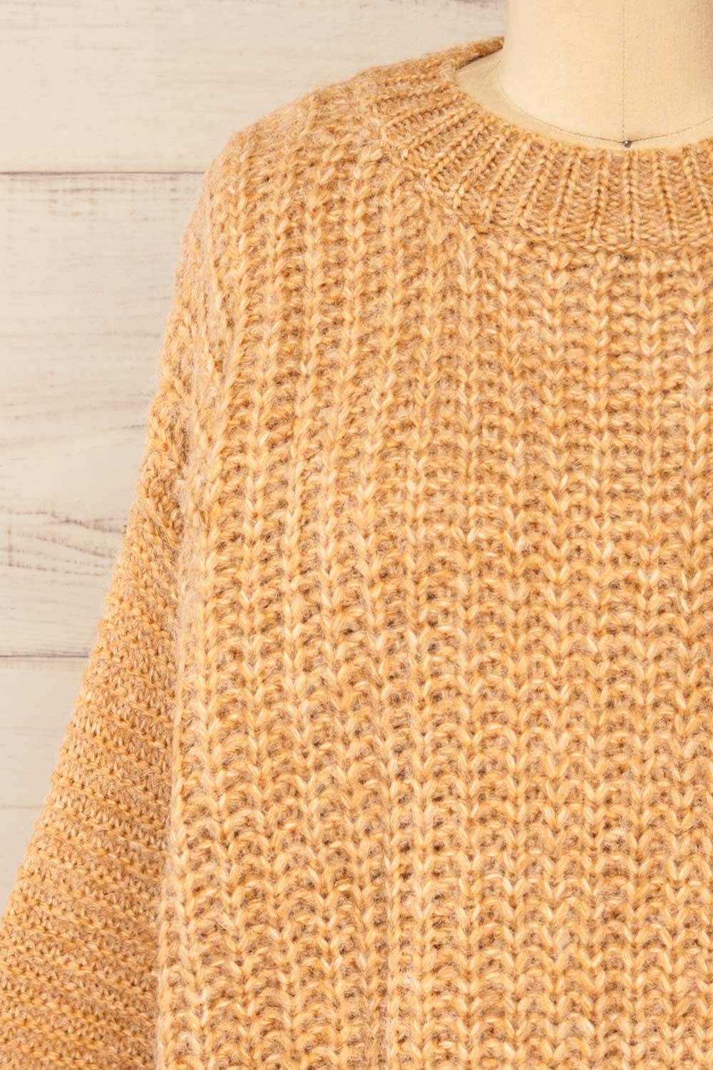 Fagerasen Caramel | Oversized Knit sweater sold by Boutique 1861 product image thumbnail 2