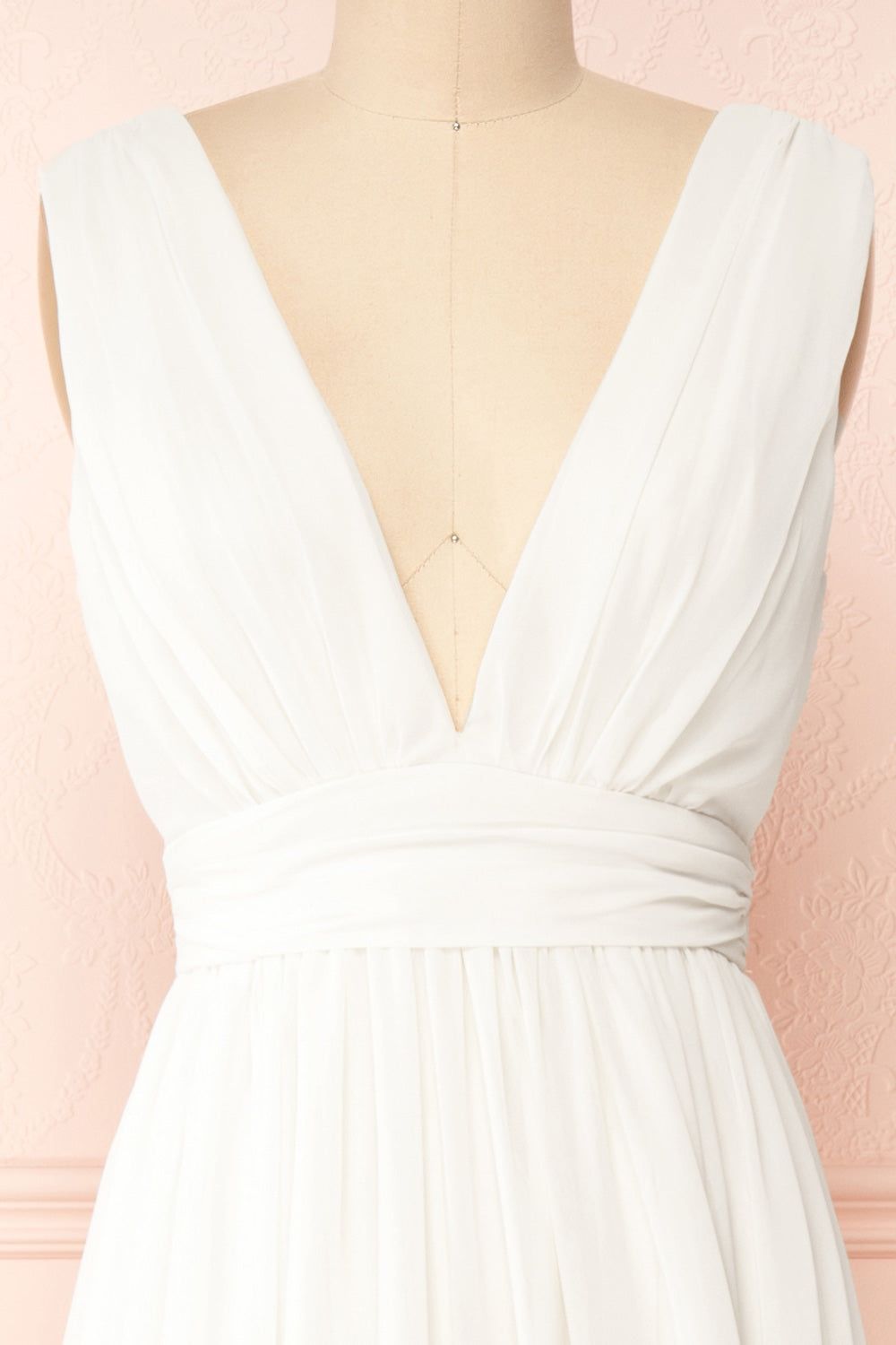 Animos Ivory | V-Neck Maxi Dress sold by Boutique 1861 product image thumbnail 3