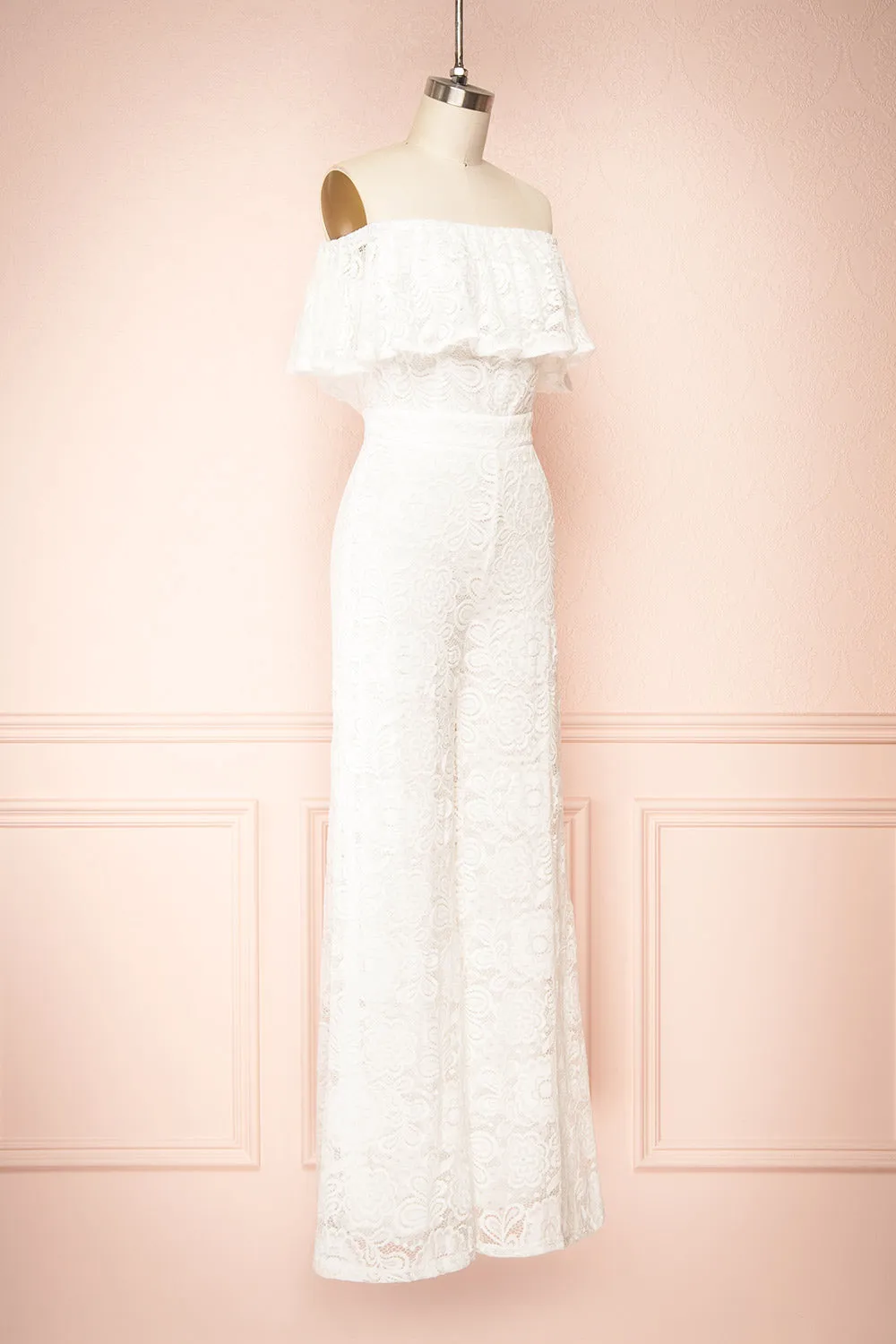 Isolabella | White Lace Jumpsuit sold by Boutique 1861 product image thumbnail 4