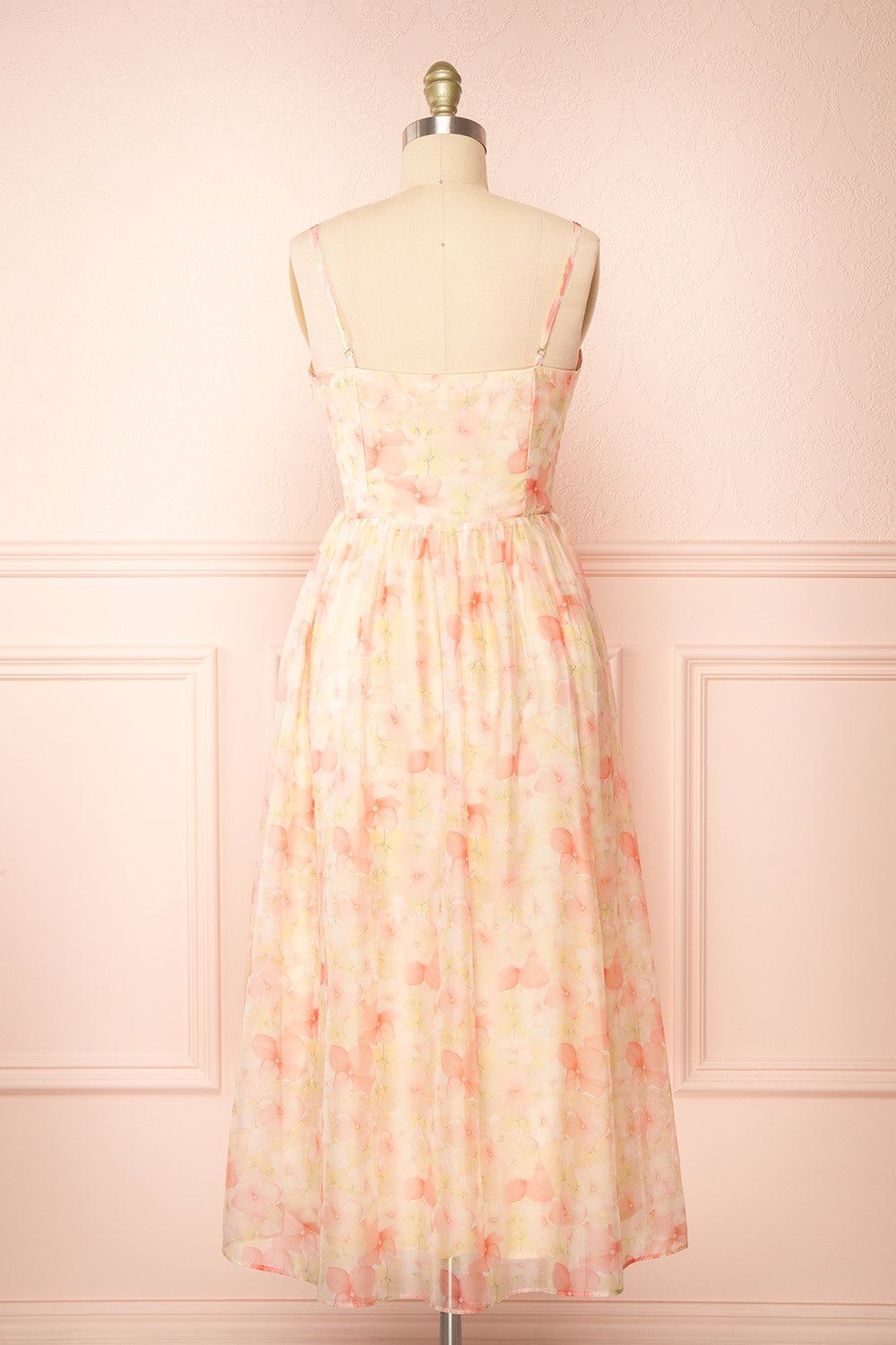 Ambu | Floral Midi Dress w/ Buttons sold by Boutique 1861 product image thumbnail 5