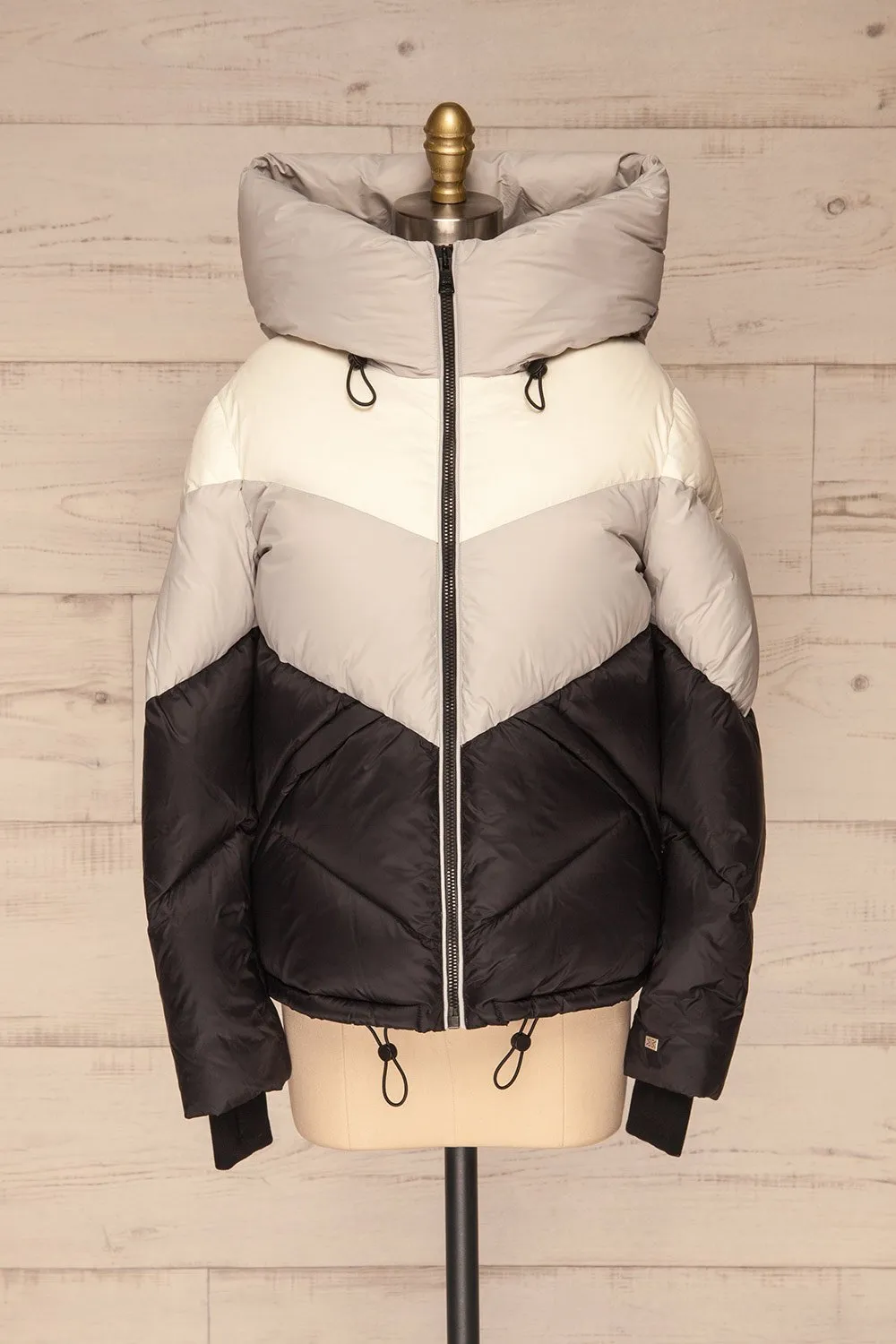 Milvina | Black & White Coat by Soia & Kyo sold by Boutique 1861 product image thumbnail 3