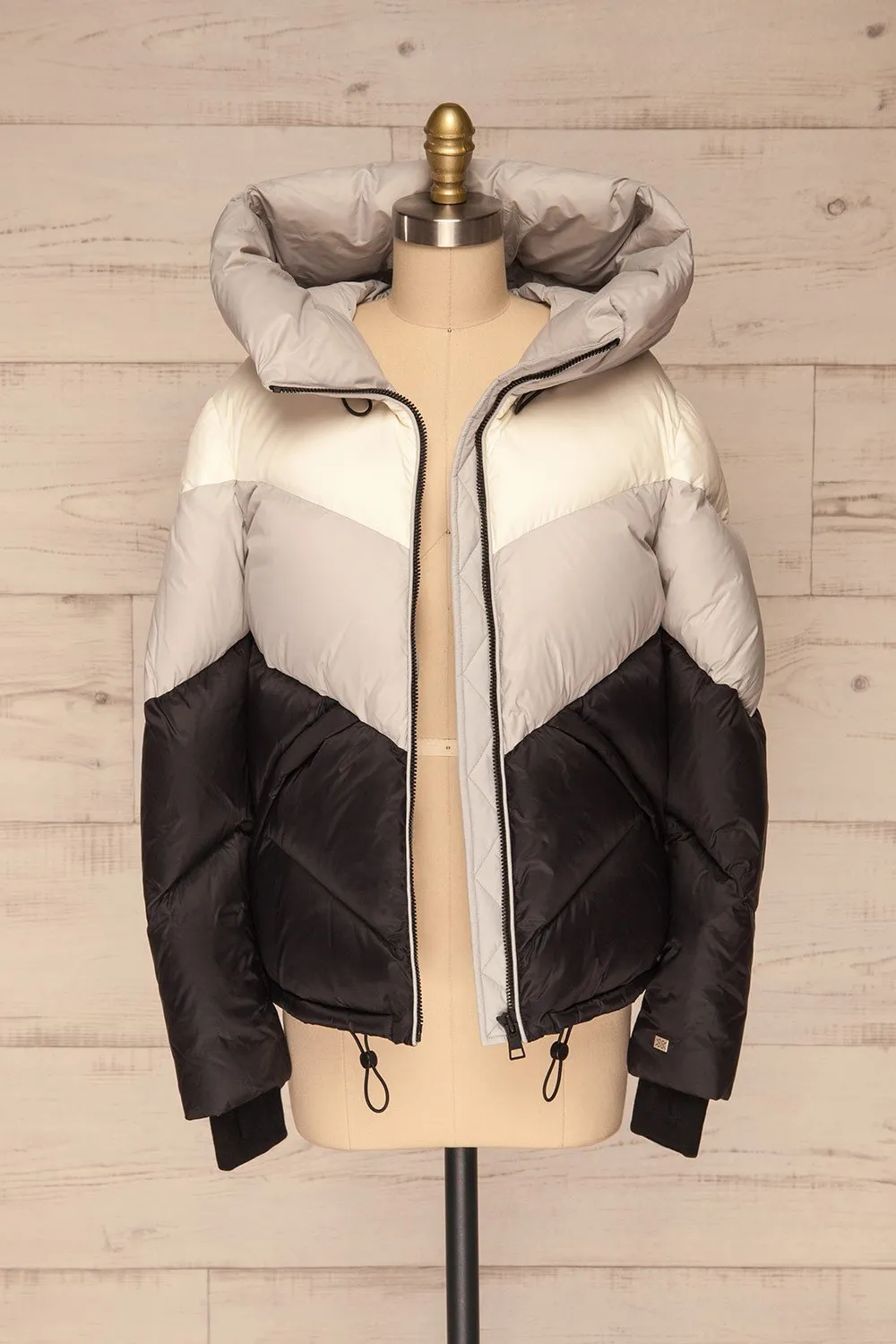 Milvina | Black & White Coat by Soia & Kyo sold by Boutique 1861 product image thumbnail 4