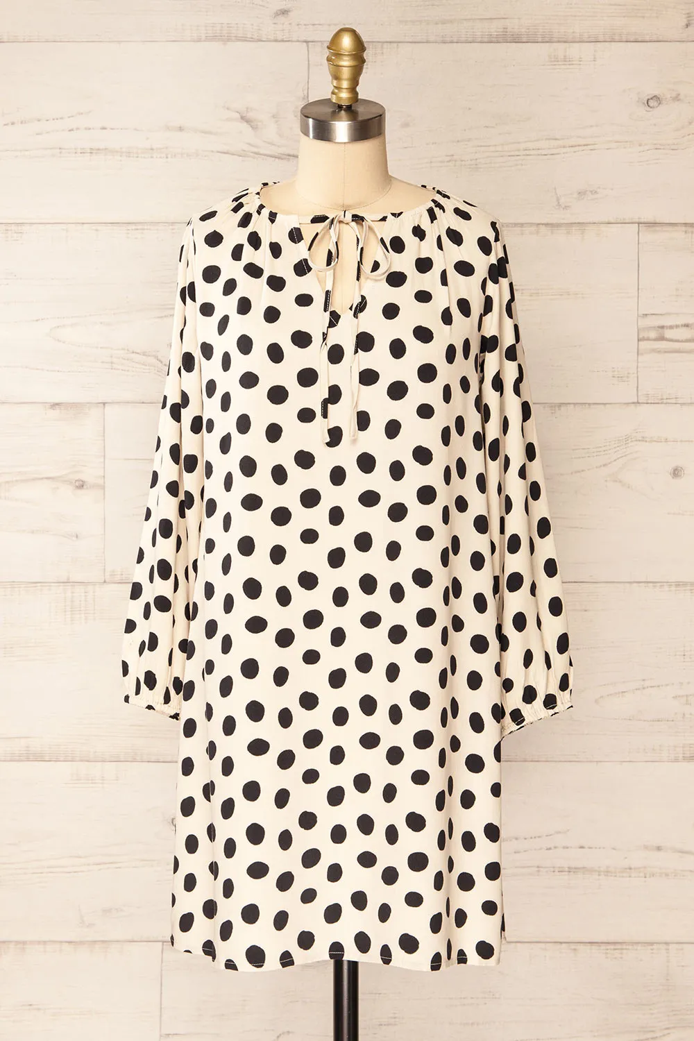 Saitama | Short Dress w/ Polka Dots sold by Boutique 1861