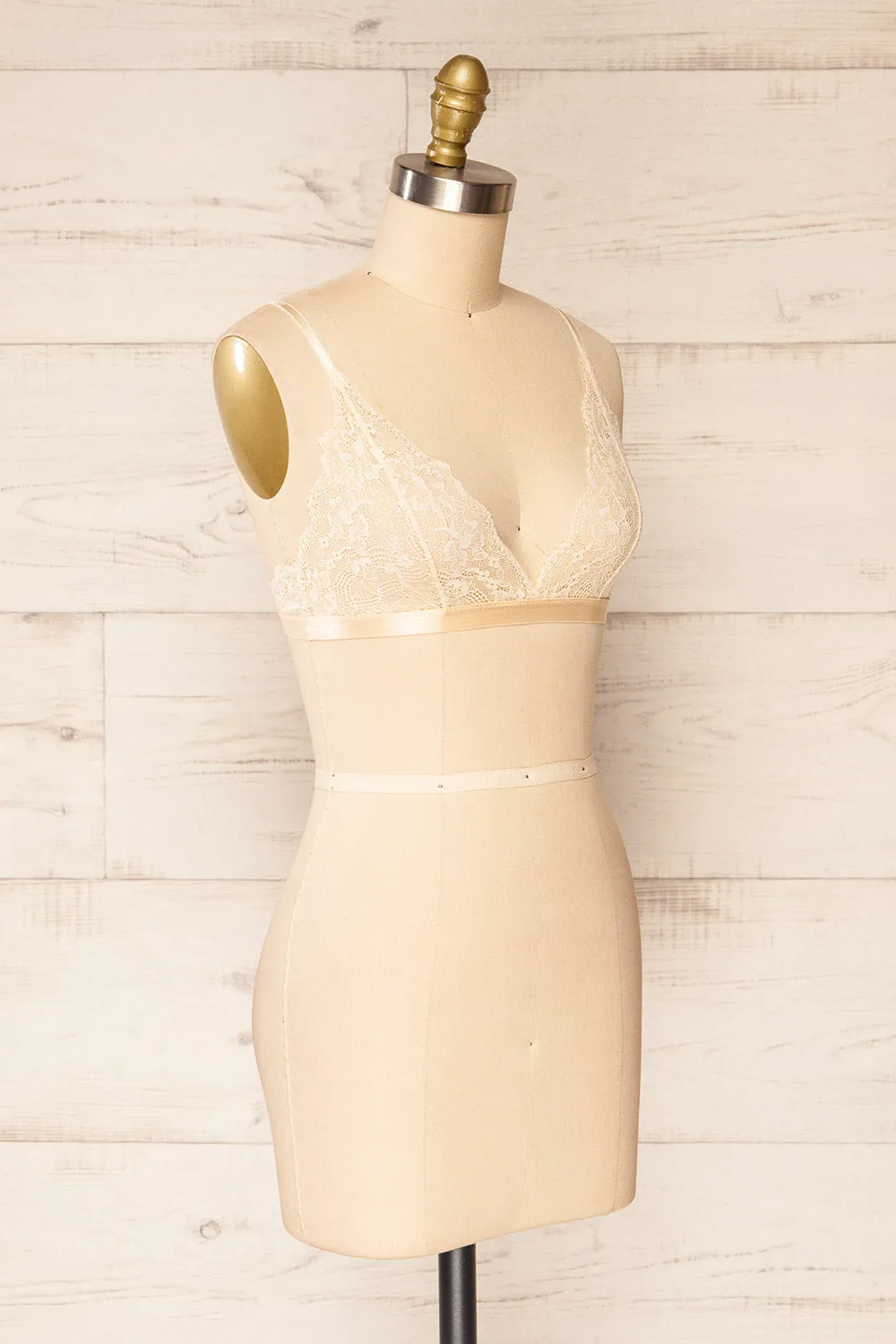 Zatar Beige | Lace Bralette sold by Boutique 1861 product image thumbnail 3