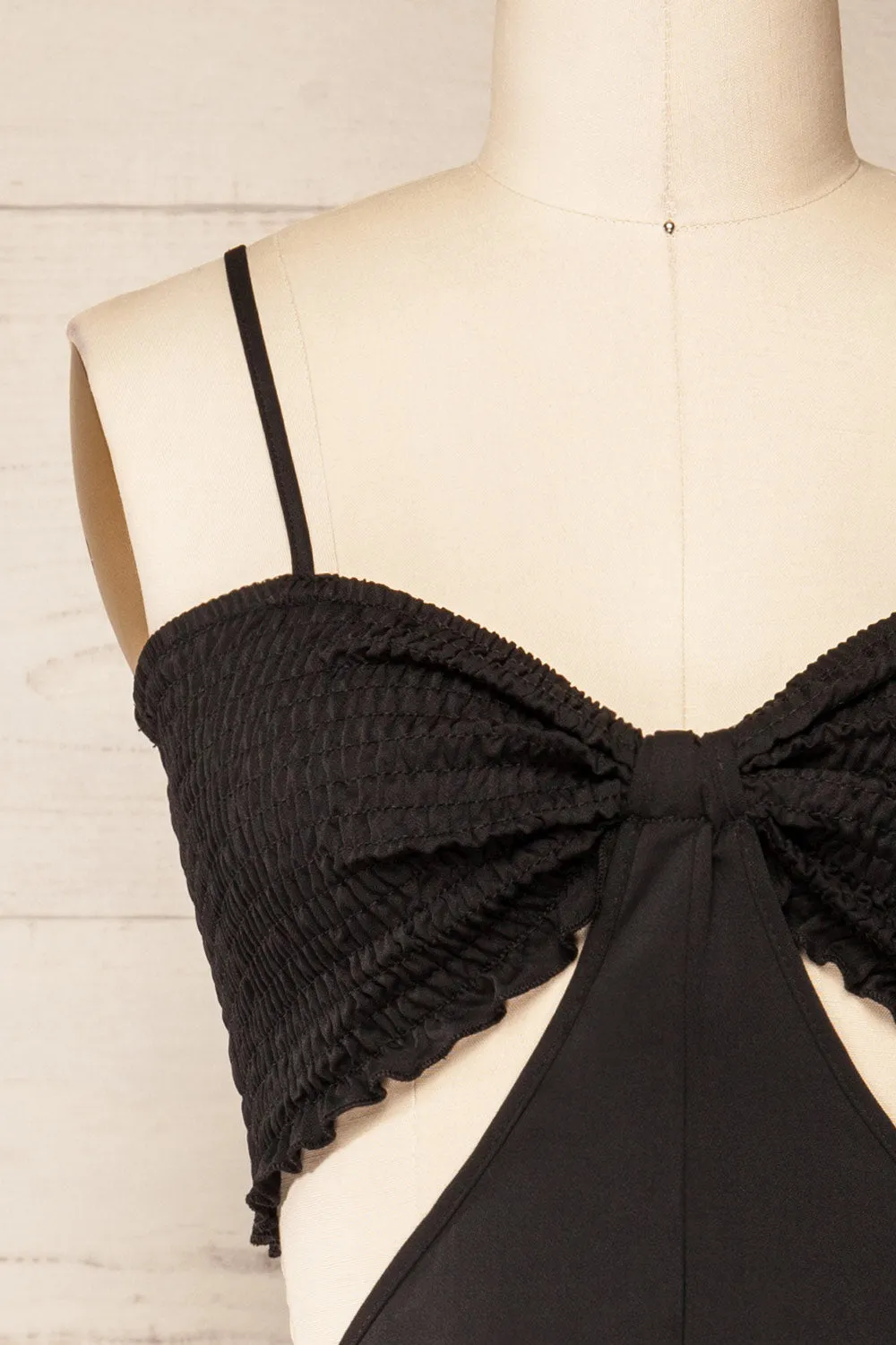 Balcarce Black | Romper with Cut-Outs sold by Boutique 1861 product image thumbnail 3