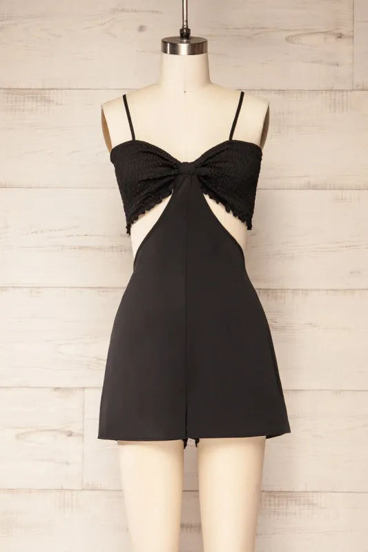 Balcarce Black | Romper w/ Cut-Outs sold by Boutique 1861