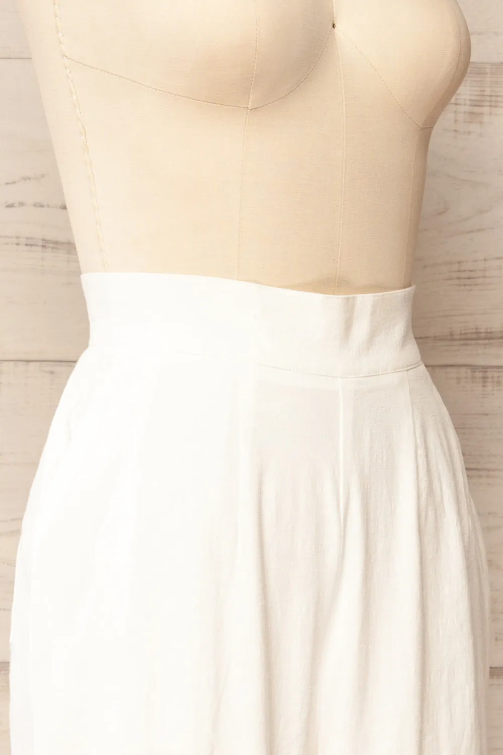 Sobekhotep | Ivory Linen Like Pants sold by Boutique 1861 product image thumbnail 4