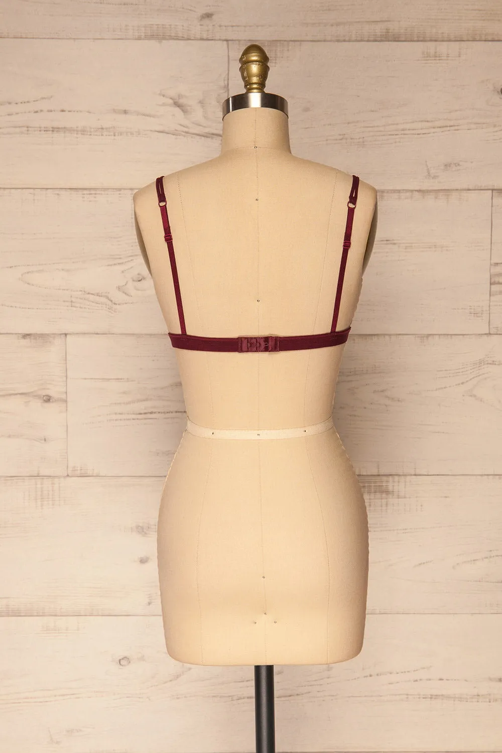 Ati Burgundy | Bralette sold by Boutique 1861 product image thumbnail 5
