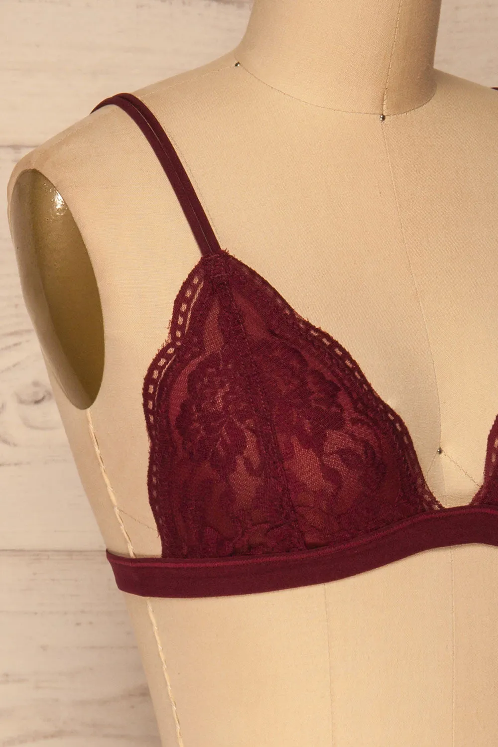Ati Burgundy | Bralette sold by Boutique 1861 product image thumbnail 4
