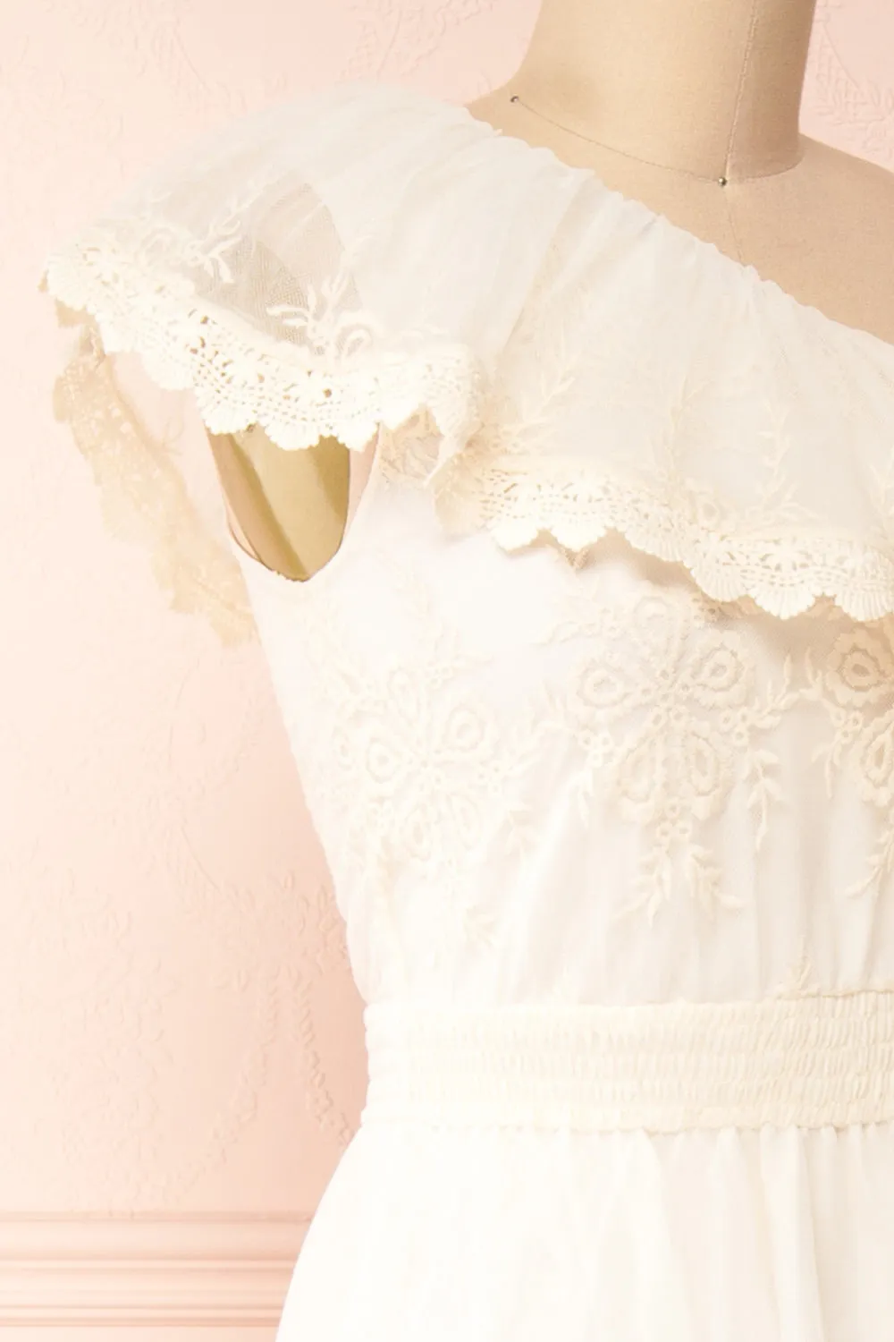 Mary-Grace | One Shoulder Embroidered Maxi Dress sold by Boutique 1861 product image thumbnail 4