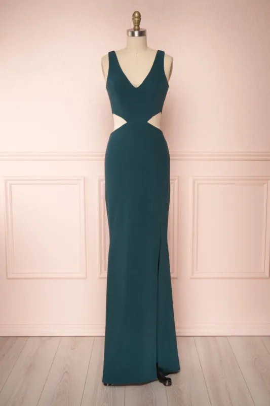 Kiira Emerald | Green Mermaid Gown sold by Boutique 1861
