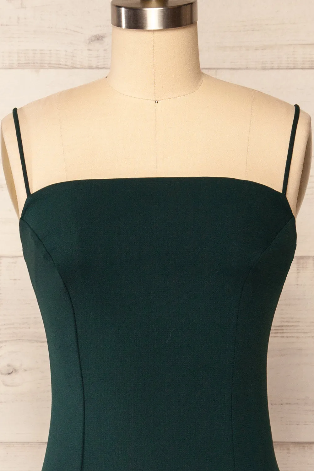 Kavala Emerald | Fitted Midi Dress sold by Boutique 1861 product image thumbnail 4
