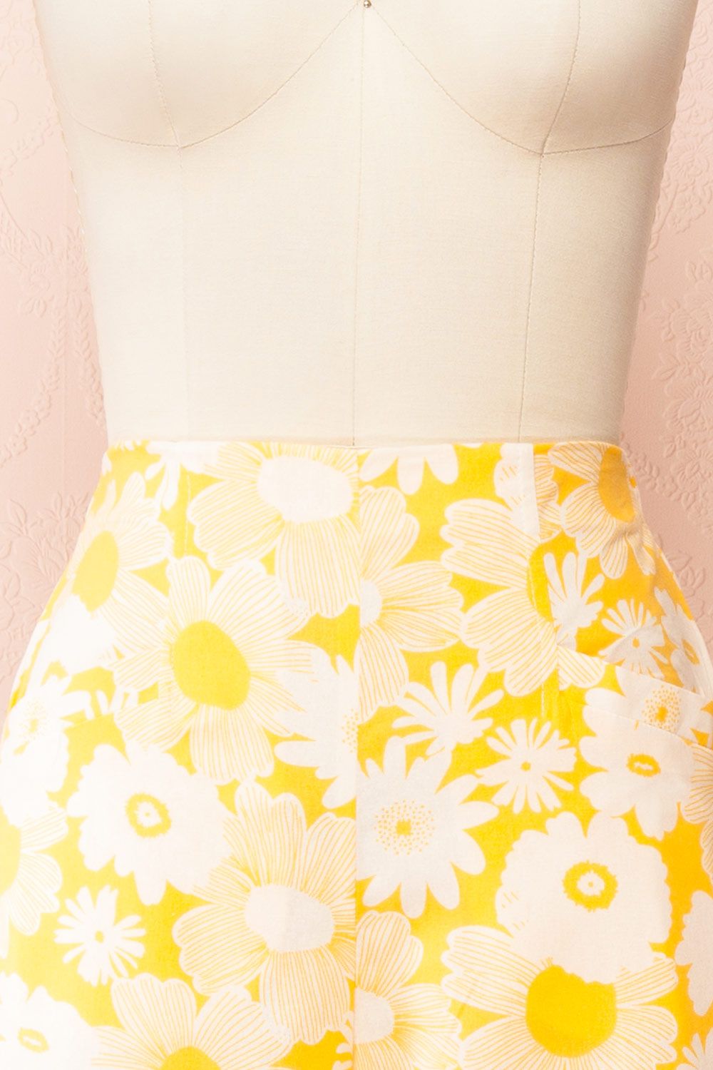 Rumer | Yellow Floral High-Waisted Pants sold by Boutique 1861 product image thumbnail 2