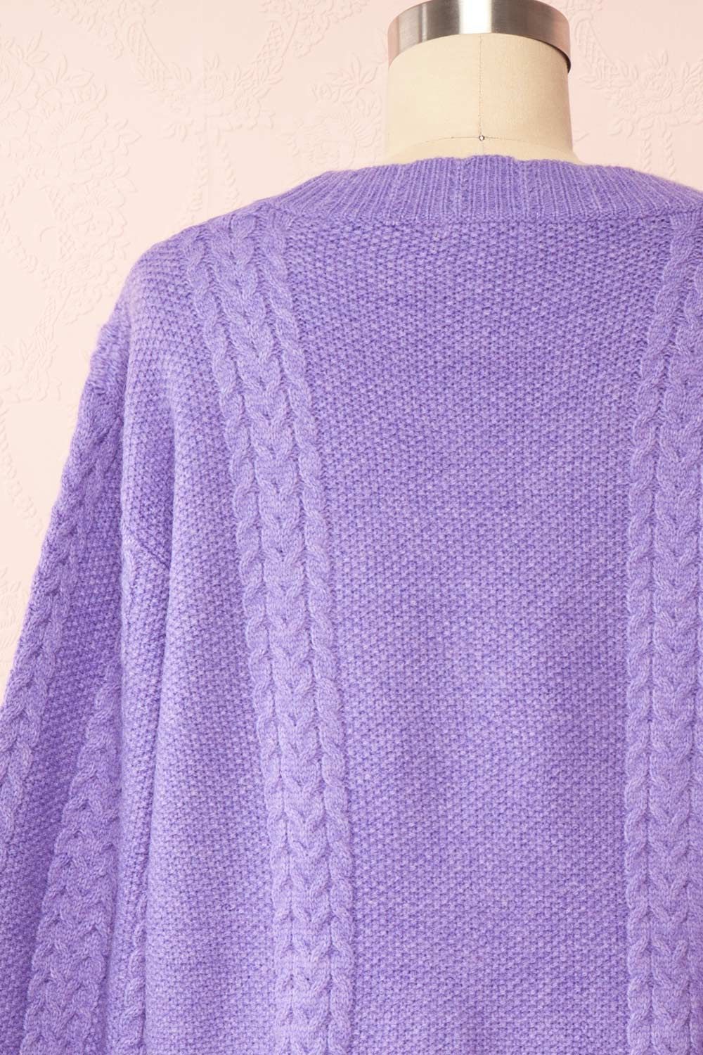 Alony Lilac | Knit Cardigan w/ Buttons sold by Boutique 1861 product image thumbnail 7