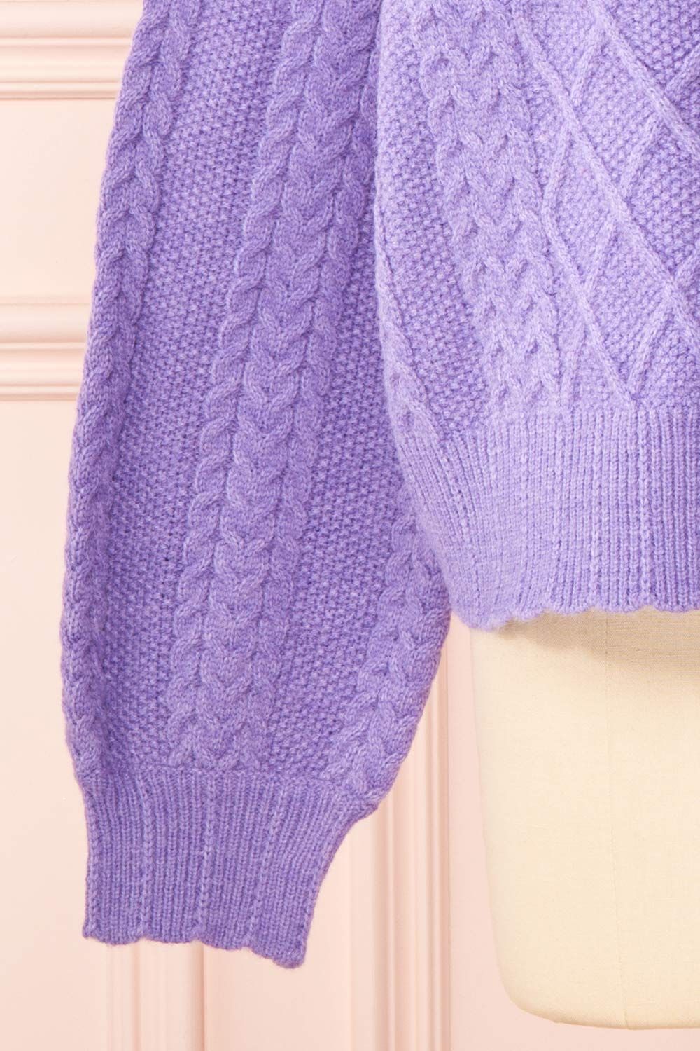 Alony Lilac | Knit Cardigan w/ Buttons sold by Boutique 1861 product image thumbnail 8