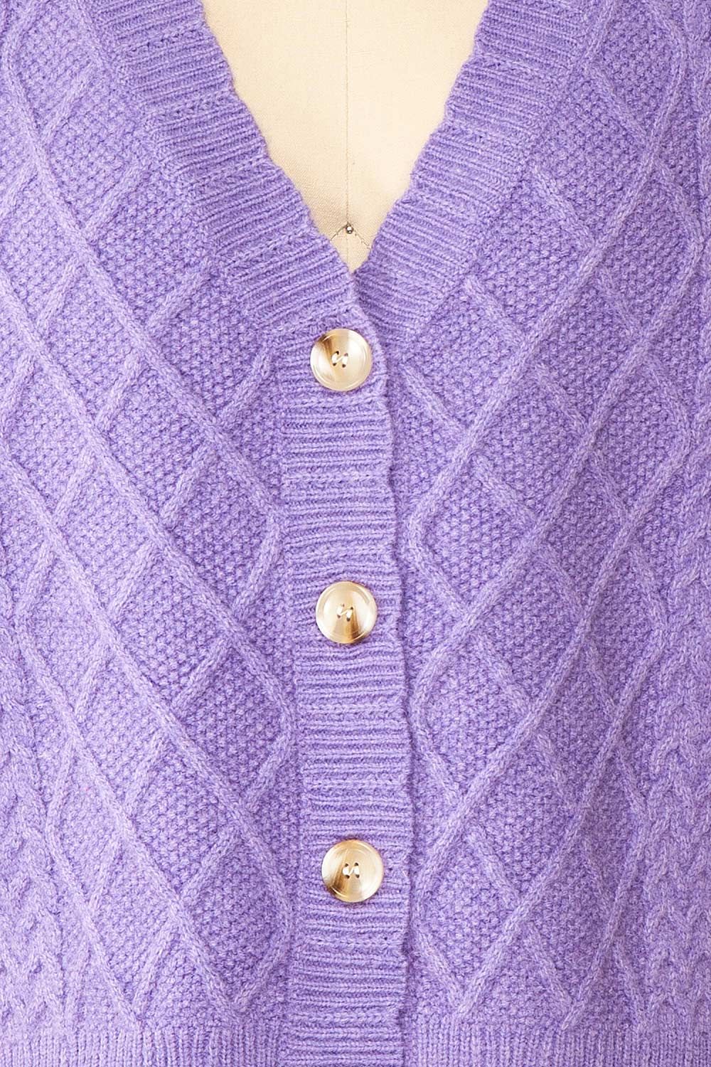 Alony Lilac | Knit Cardigan w/ Buttons sold by Boutique 1861 product image thumbnail 9