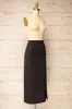Barick | Black Midi Skirt w/ Elastic Waistband sold by Boutique 1861