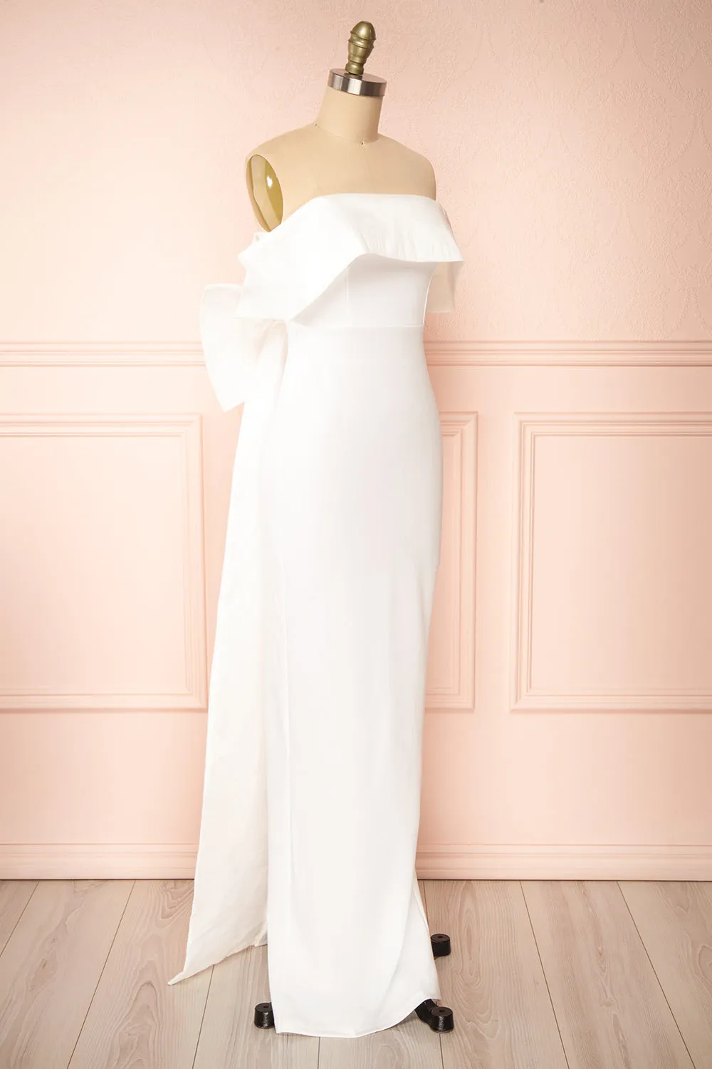 Akalyia | Bridal Maxi Dress w/ Large Bow sold by Boutique 1861 product image thumbnail 5