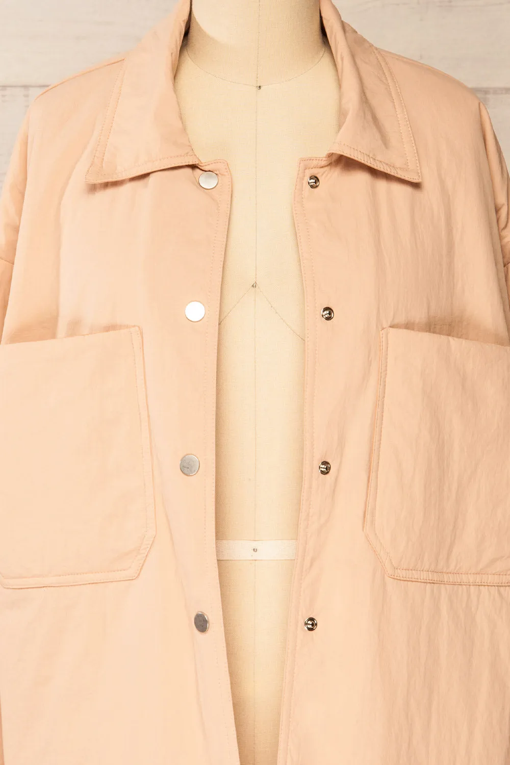 Vilanova Pink | Slightly Padded Shacket w/ Front Pockets sold by Boutique 1861 product image thumbnail 2