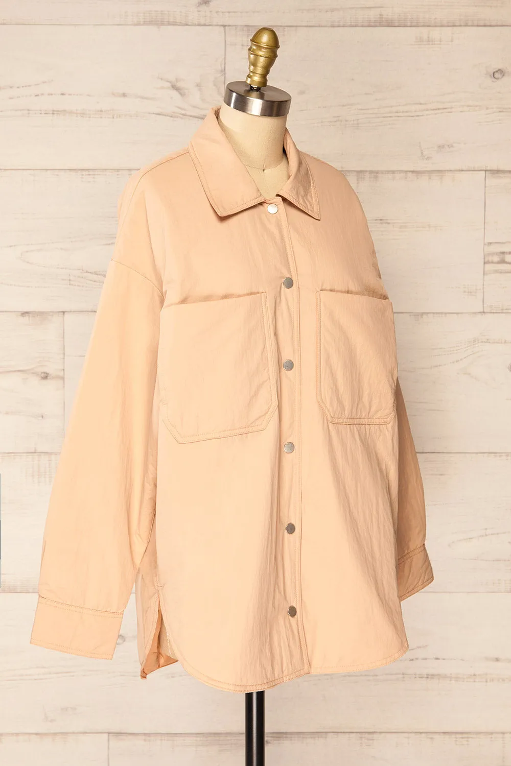 Vilanova Pink | Slightly Padded Shacket w/ Front Pockets sold by Boutique 1861 product image thumbnail 5