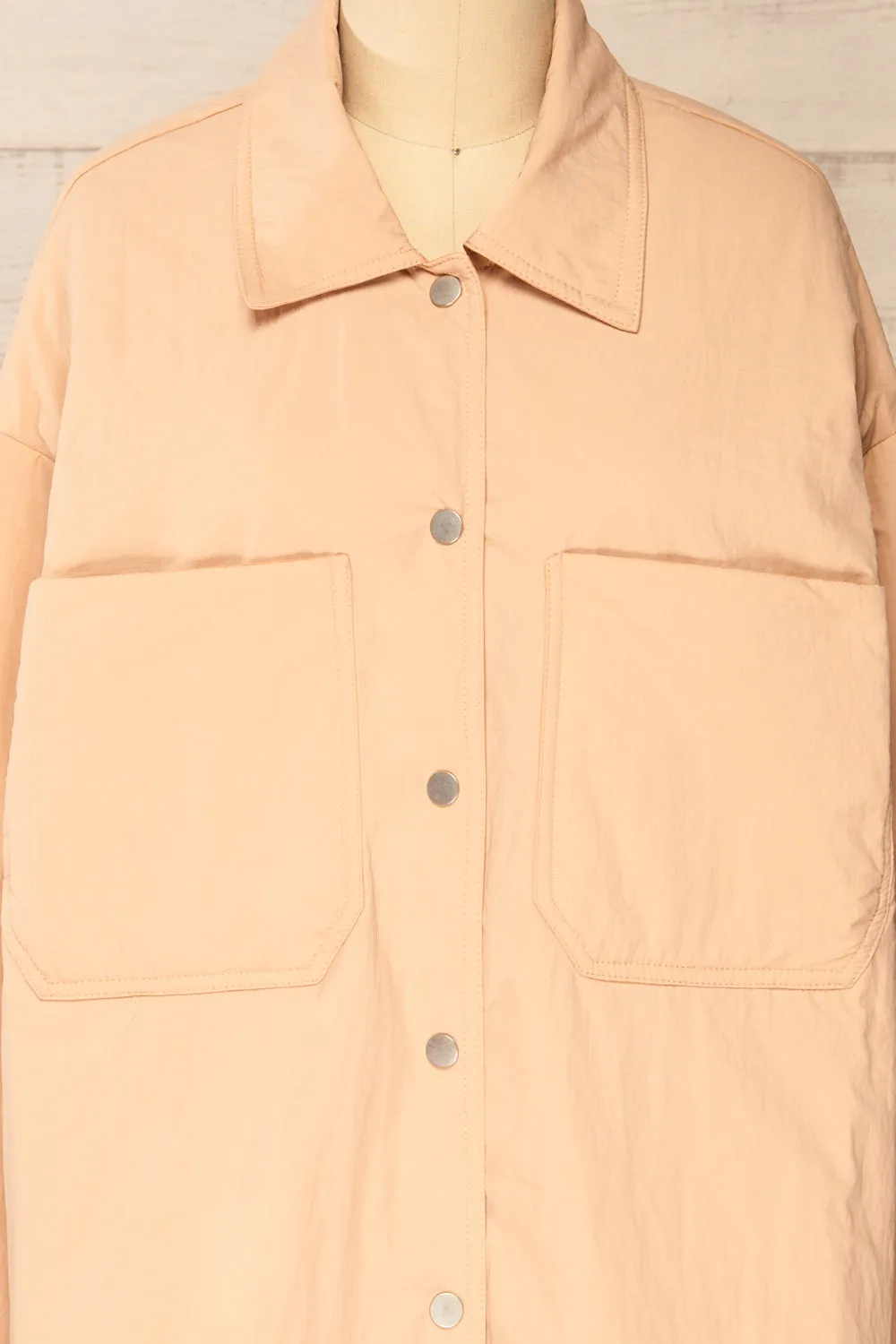 Vilanova Pink | Slightly Padded Shacket w/ Front Pockets sold by Boutique 1861 product image thumbnail 4