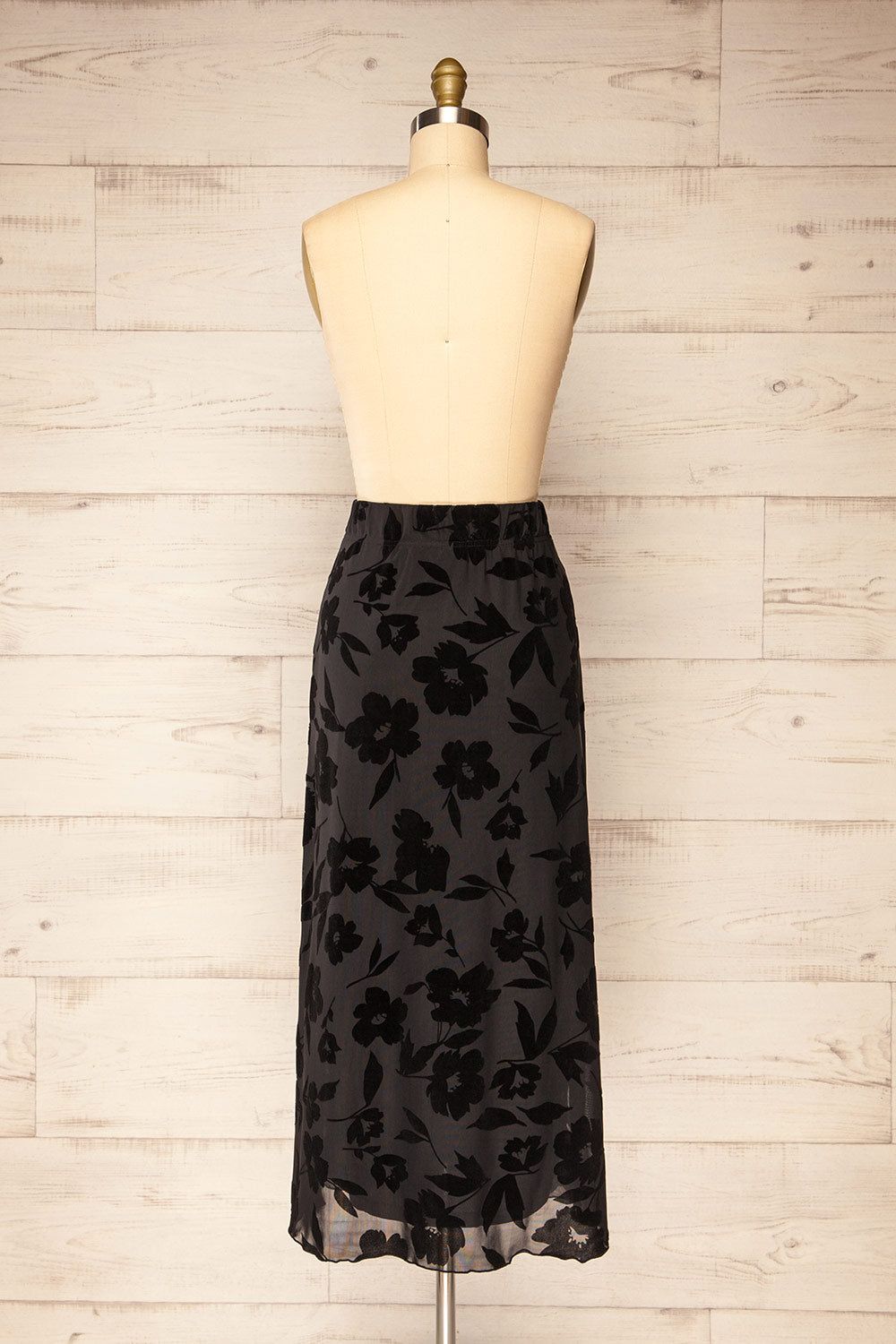 Tangier | Black Mesh Midi Skirt sold by Boutique 1861 product image thumbnail 5