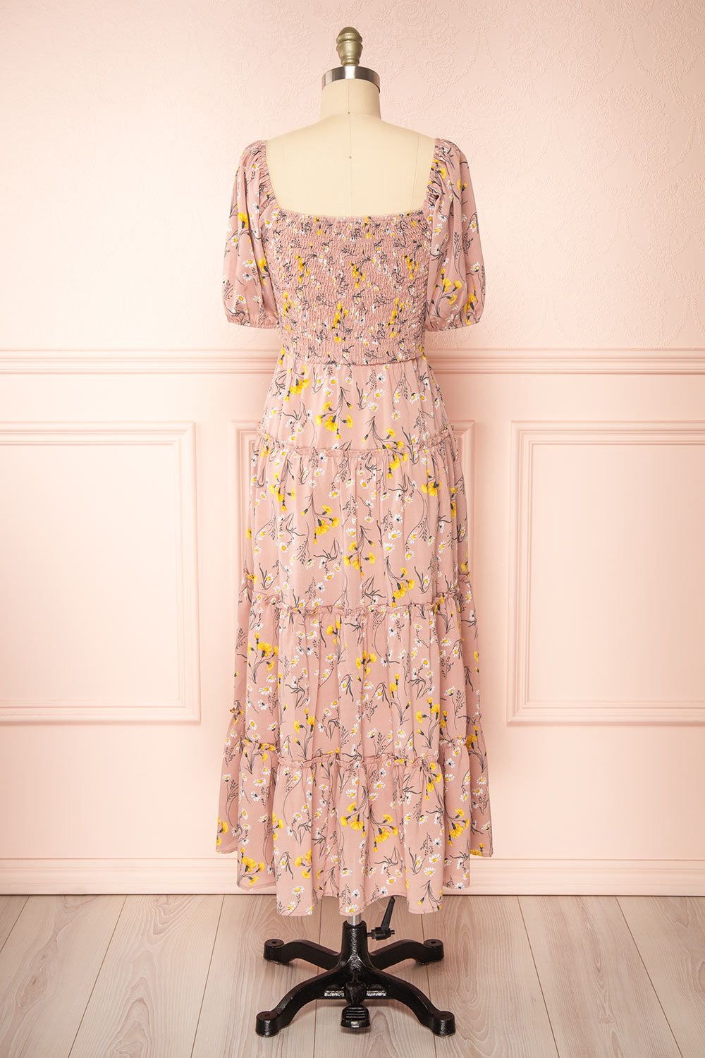 Batyanne | Floral Midi Dress w/ Puffy Sleeves sold by Boutique 1861 product image thumbnail 5