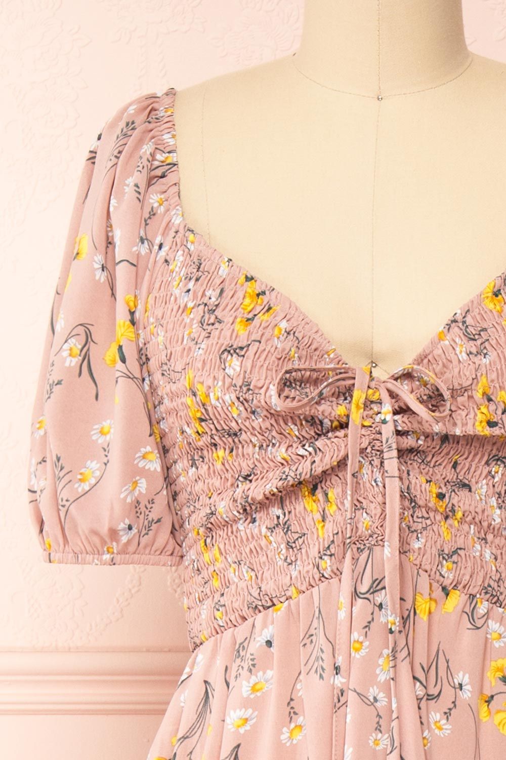 Batyanne | Floral Midi Dress w/ Puffy Sleeves sold by Boutique 1861 product image thumbnail 2