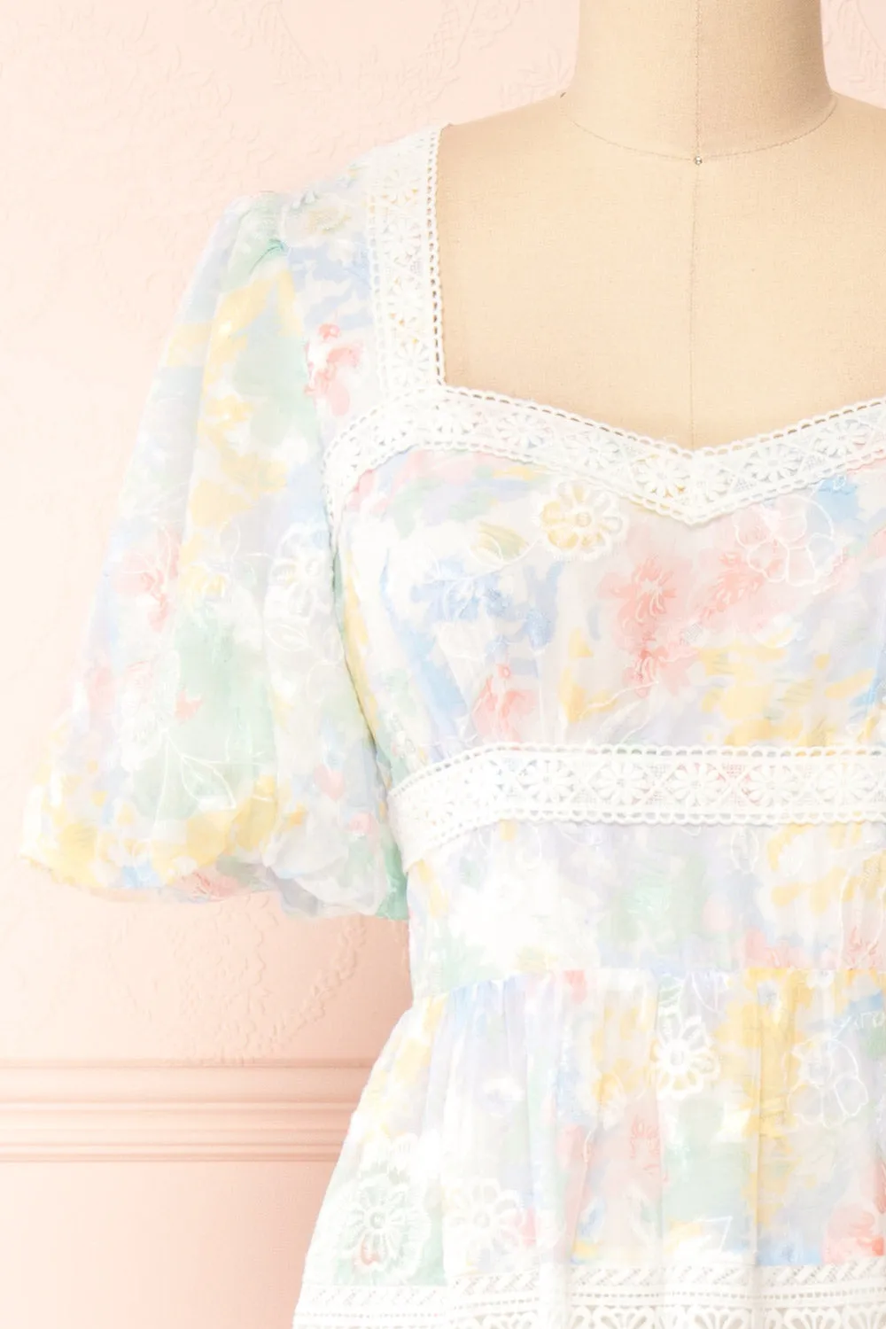 Domilene | Floral Midi Dress w/ Lace sold by Boutique 1861 product image thumbnail 2
