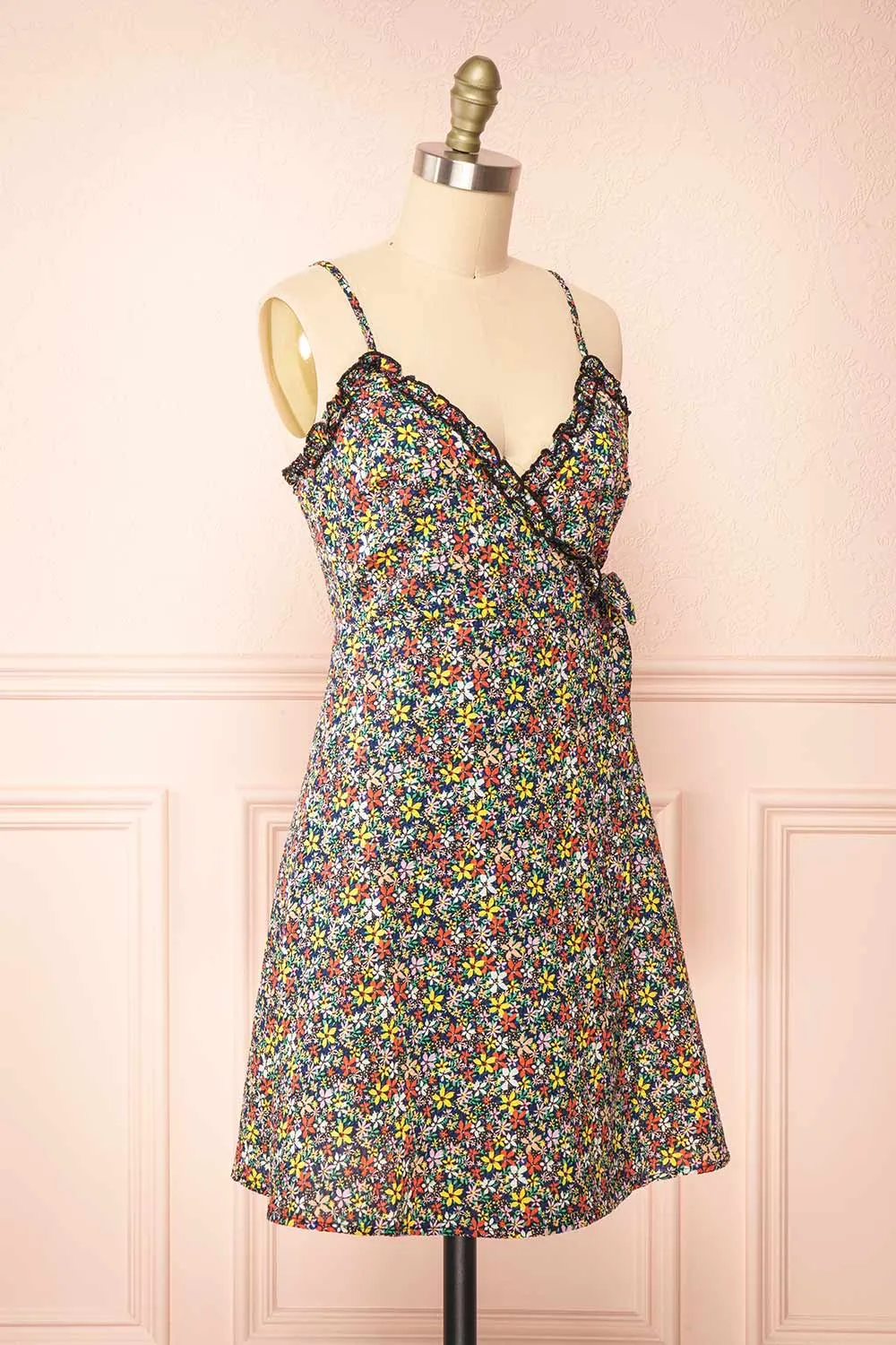 Sonyeon | Short Floral Wrap Dress sold by Boutique 1861 product image thumbnail 3