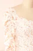 Mayanne Pink | Ruched Floral Top sold by Boutique 1861