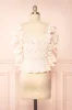 Mayanne Pink | Ruched Floral Top sold by Boutique 1861