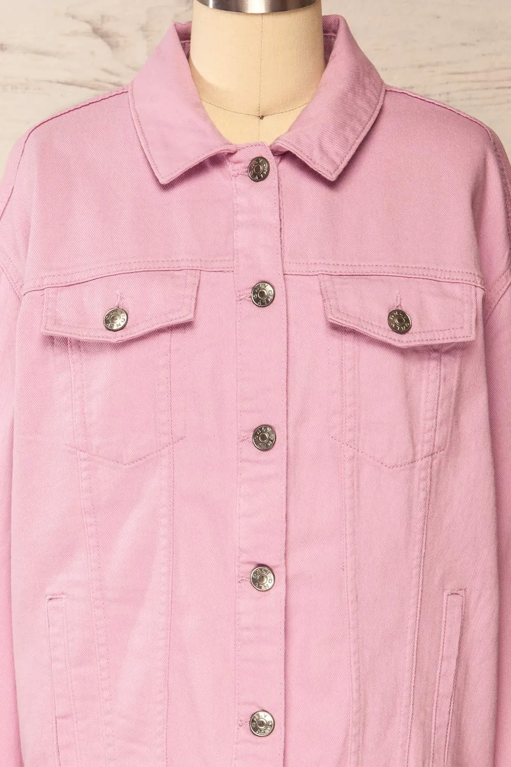 Cleveland Mauve | Oversized Denim Jacket sold by Boutique 1861 product image thumbnail 4